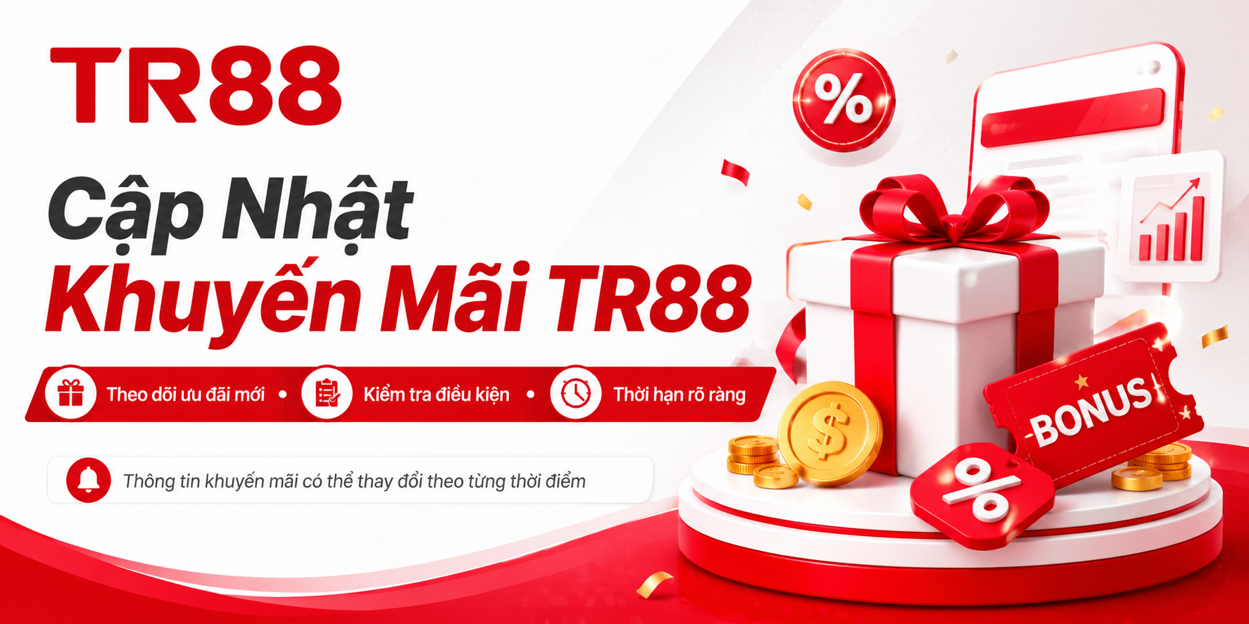 Cập nhập khuyến mãi TR88